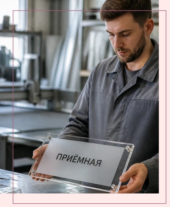Таблички из оргстекла на заказ в Дедовске от 4288 р. | Аванза-Ддв