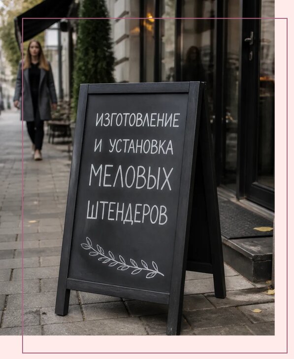 Меловые штендеры в Дедовске по цене от 7147 р. | Аванза-Ддв